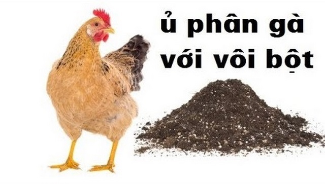 Ủ phân với vôi bột được dân gian truyền tay nhau 